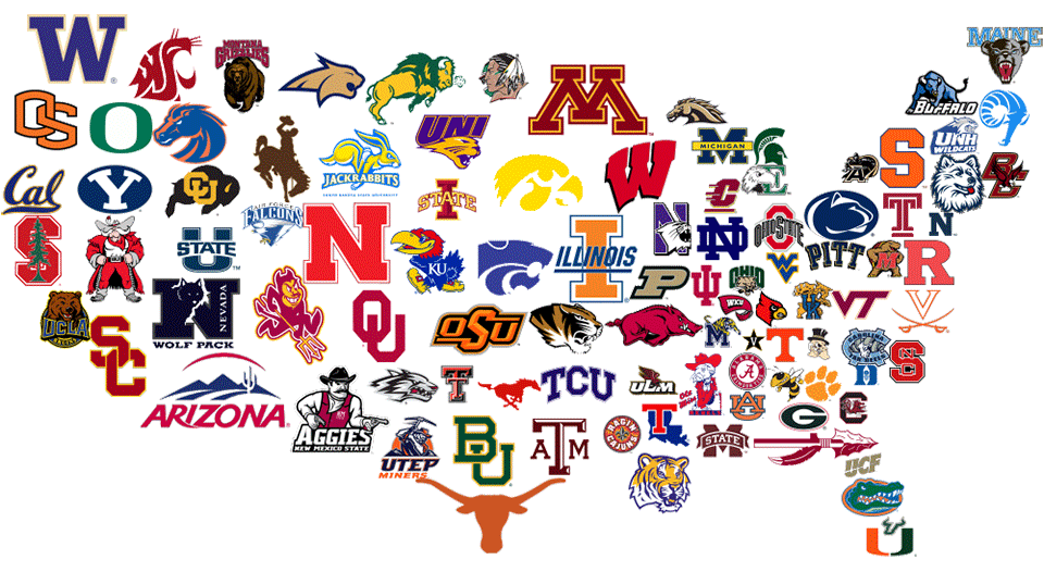 Inf4College College Map Usa